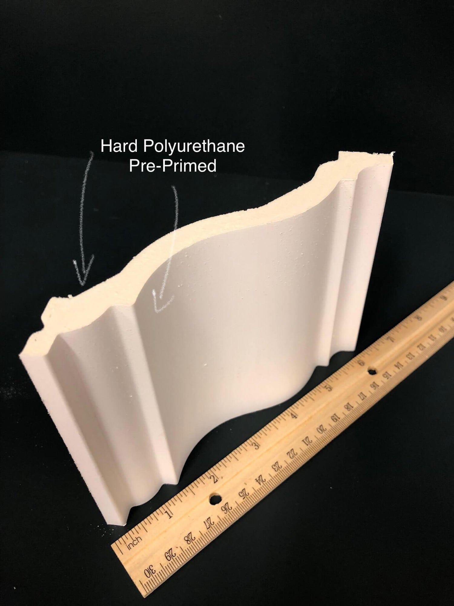 Reverse Ogee - Classic Coving measured by a ruler