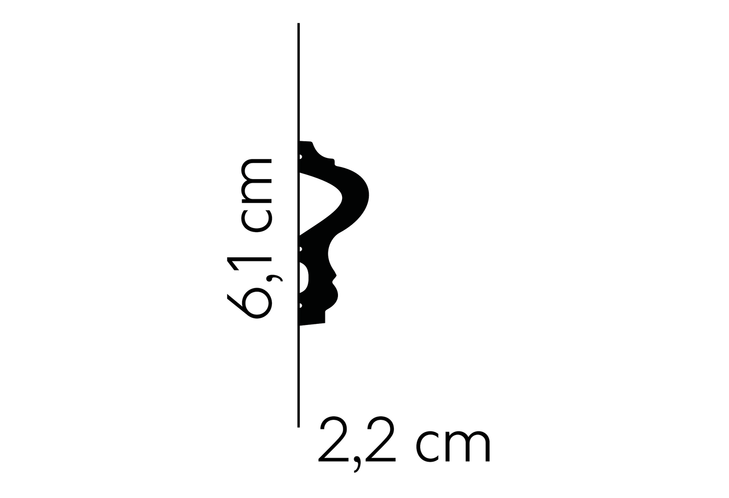 MD346 Dado Rail