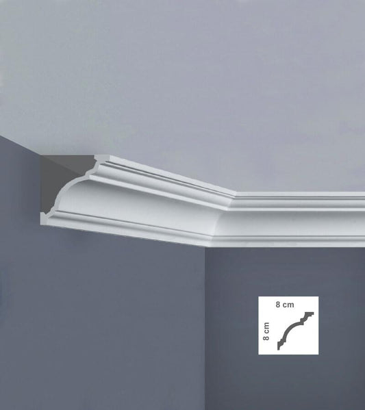 Atlanta - Lightweight Coving with its dimensions