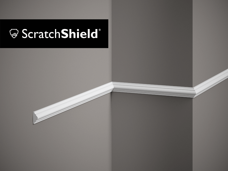 MD003 - Dado Rail with scratch shield